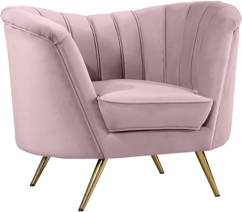 Picture of MARGO PINK VELVET CHAIR - 622