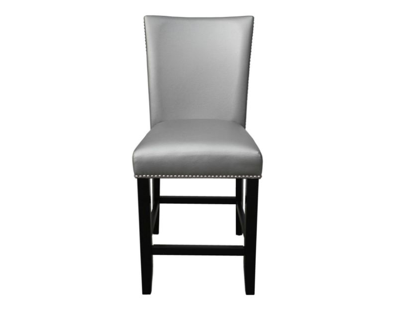 Picture of CARMEN PU COUNTER CHAIR - SILVER