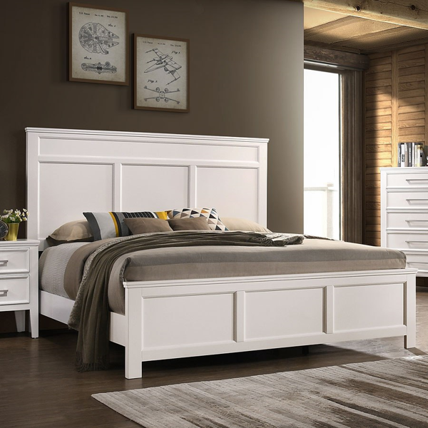 Picture of DELIA WHITE QUEEN BED - 677