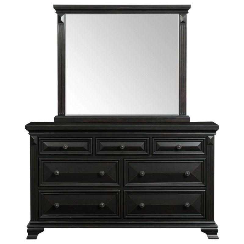 Picture of CALLOWAY BLACK KING BEDROOM SET - CY600