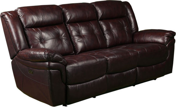 Picture of GENESIS POWER LEATHER RECLINING SOFA - 5700