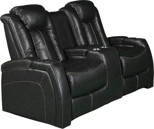 Picture of INSPIRE LEATHER CONSOLE LOVESEAT - 4644