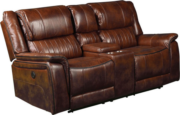 Picture of MESQUITE POWER CONSOLE LOVESEAT W/USB - A572