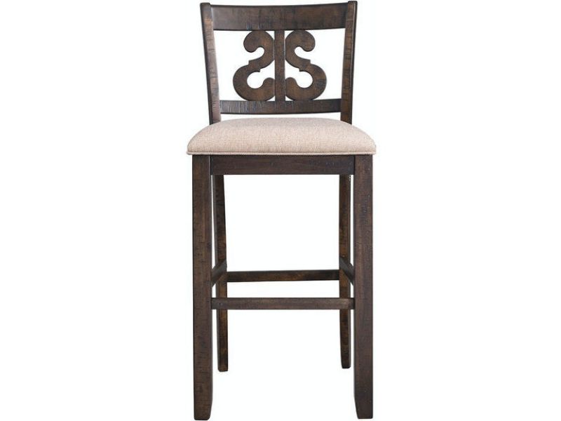 Picture of STONE 30" BAR SCROLL BACKSTOOL