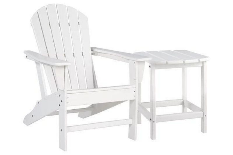 Picture of ADIRONDACK WHITE END TABLE - P011