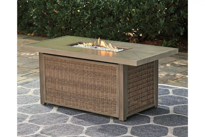 Picture of EASTCHESTER RECTANGULAR FIRE PIT TABLE - P791