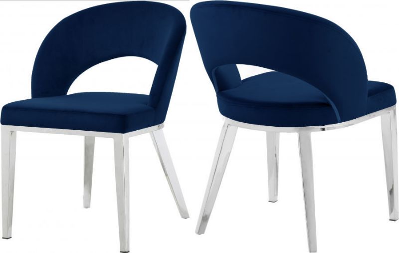 Picture of ROBERTO NAVY DINING CHAIR - 764