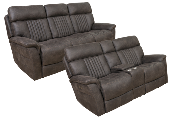 Picture of SEBASTIAN CHARCOAL POWER RECLINING LIVING - 612