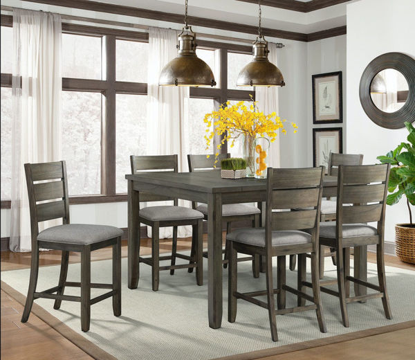 Picture of CATO GREY COUNTER HEIGHT DINING SET - DCT300