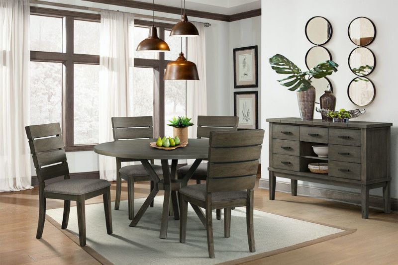 Picture of CATO GREY ROUND DINING TABLE - DCT380