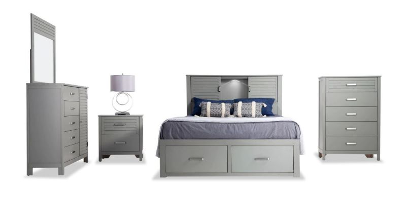 Picture of AIDEN GREY NIGHTSTAND - DL800