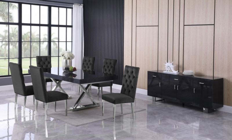 Picture of STRATOS BLACK DINING CHAIR - 729