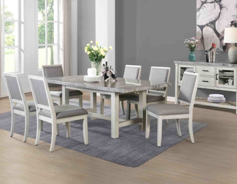 Picture of CANOVA MARBLE TOP 7PC DINING SET - CV500