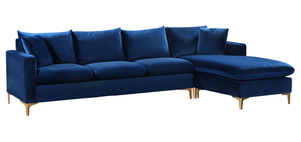 Picture of NAOMI NAVY REVERSIBLE SECTIONAL - 636