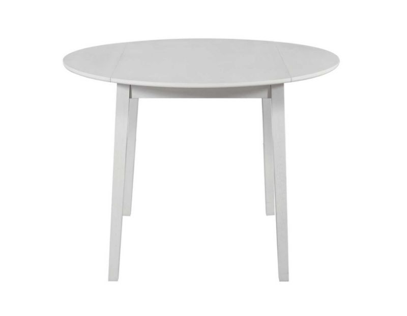 Picture of NAPLES WHITE DROP LEAF DINING TABLE - NA500