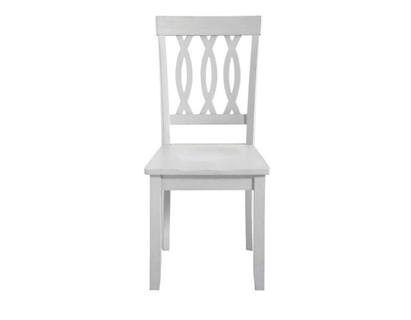 Picture of NAPLES WHITE SIDE CHAIR - NA500