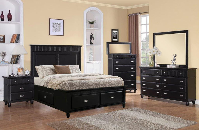 Picture of SPENCER BLACK NIGHTSTAND - SP800