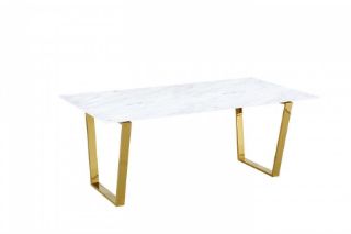 Picture of CAMERON GOLD DINING TABLE - 712