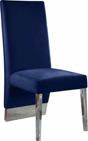 Picture of PORSHA NAVY DINING CHAIR - 756