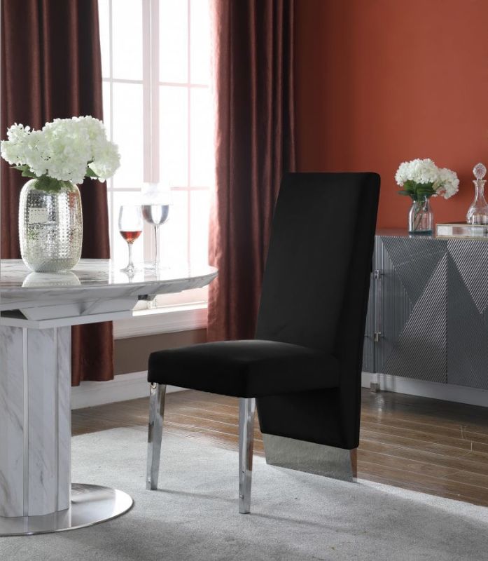 Picture of PORSHA BLACK DINING CHAIR - 756