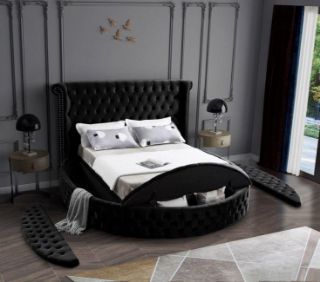 Picture of LUXUS BLACK QUEEN BED