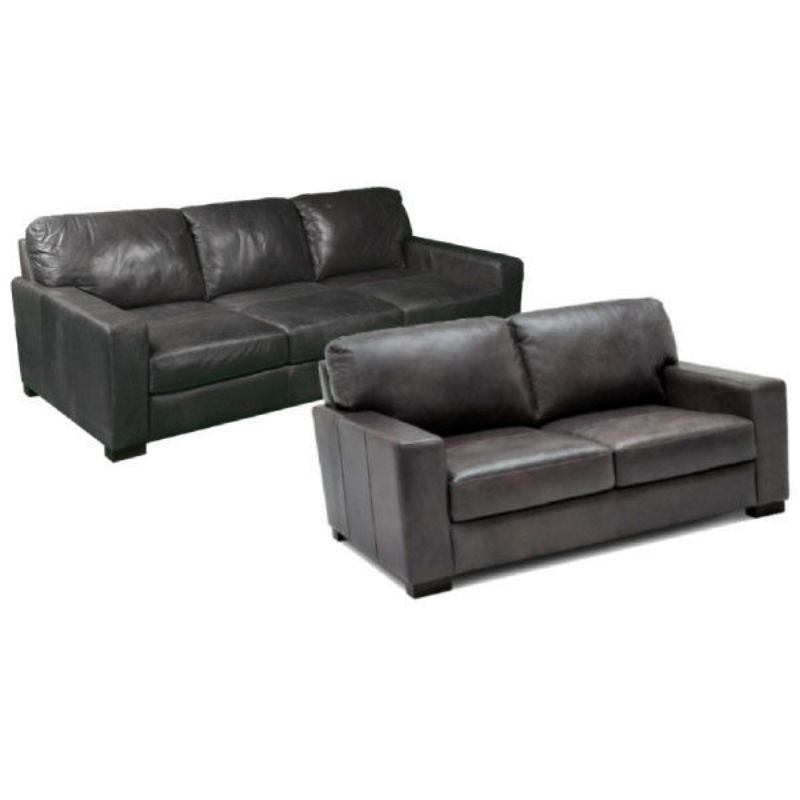simple leather sofa set