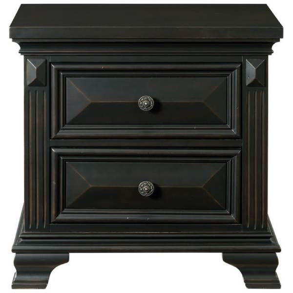 Picture of CALLOWAY BLACK NIGHTSTAND - CY600