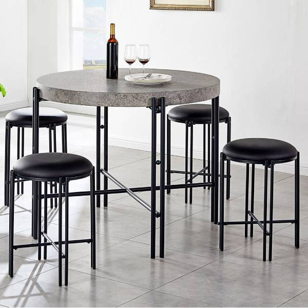 Picture of MORGAN 5PC COUNTER HEIGHT DINING SET - MG450