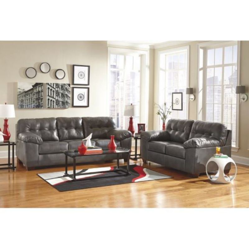 Picture of EMIRATES GREY SOFA AND LOVESEAT - 20102