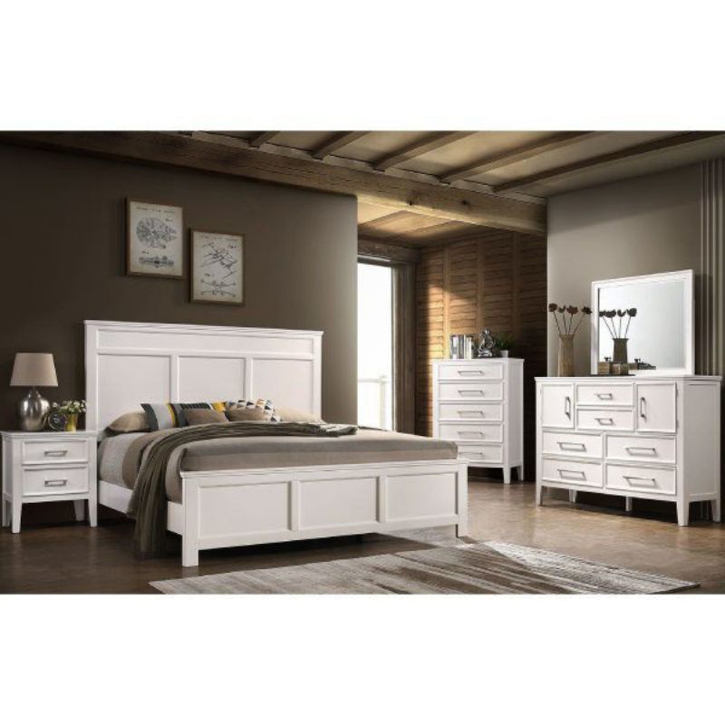 Picture of DELIA WHITE KING BED SET - 677