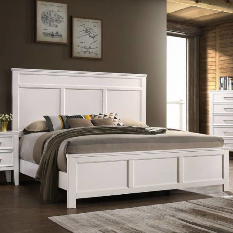 Picture of DELIA WHITE KING BED SET - 677