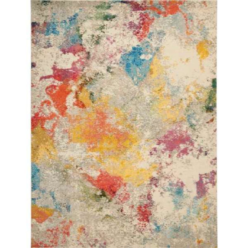Picture of IVORY MULTI 10X14 COSMIC RUG