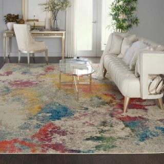 Picture of IVORY MULTI 5X7 COSMIC RUG