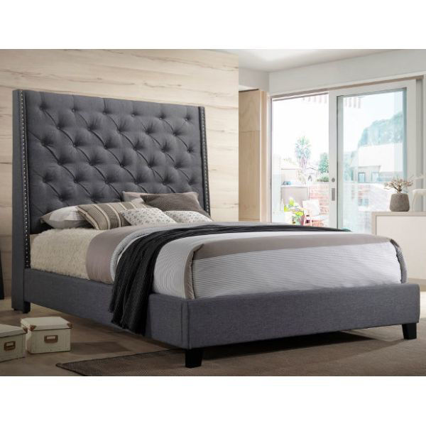 Picture of SALEM KING BED - GREY - 5265