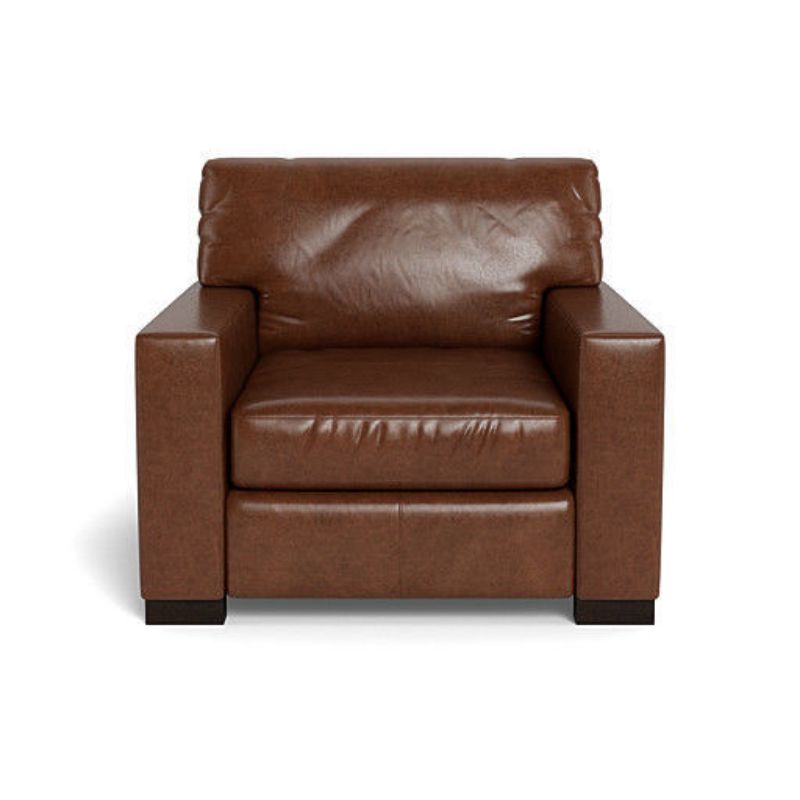 Picture of BECHAM CHESTNUT LEATHER CHAIR - 4522