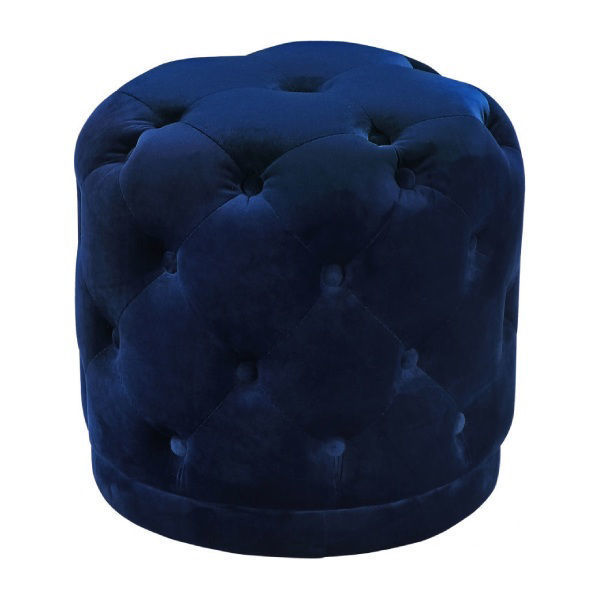 Picture of HARPER NAVY BLUE OTTOMAN - 136