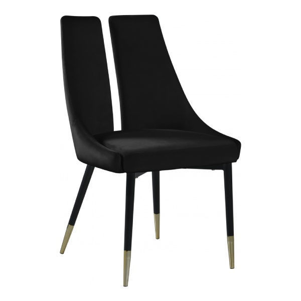Picture of SLEEK BLACK DINING CHAIR