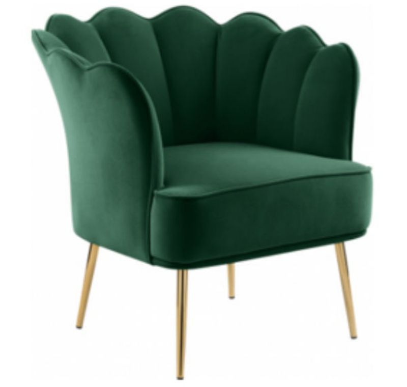 JESTER GREEN ACCENT CHAIR