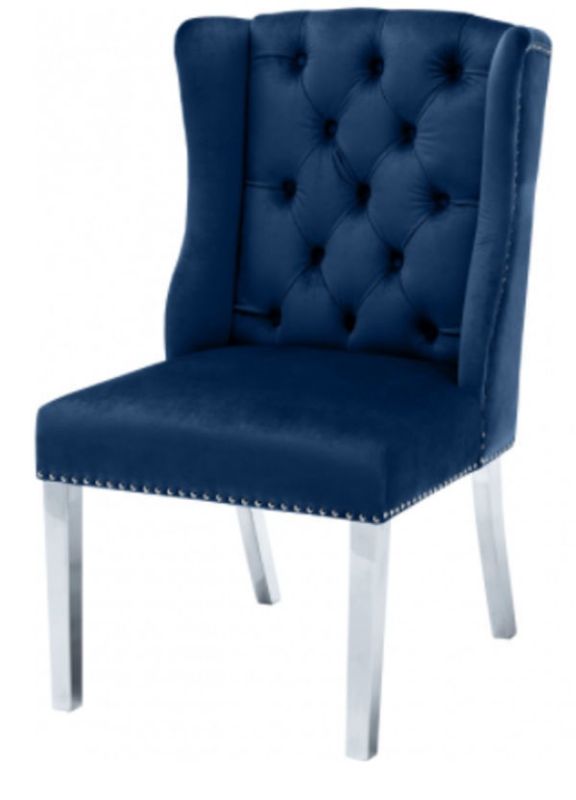 Picture of ARCHER NAVY DINING CHAIR