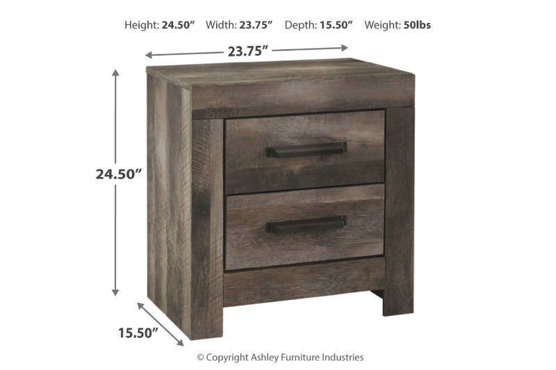 JEREMIAH 2DR NIGHTSTAND