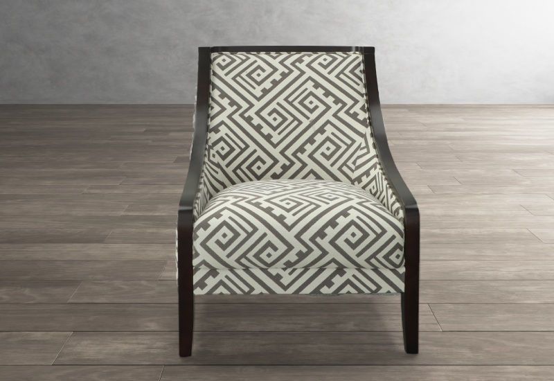 Picture of GREY GROMETRIC CHAIR