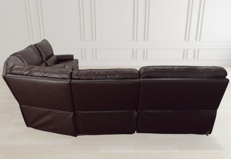 CATALINA LEATHER 6PC SECTIONAL