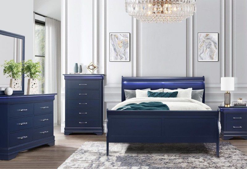 Picture of CHARLIE BLUE TWIN BEDROOM SET