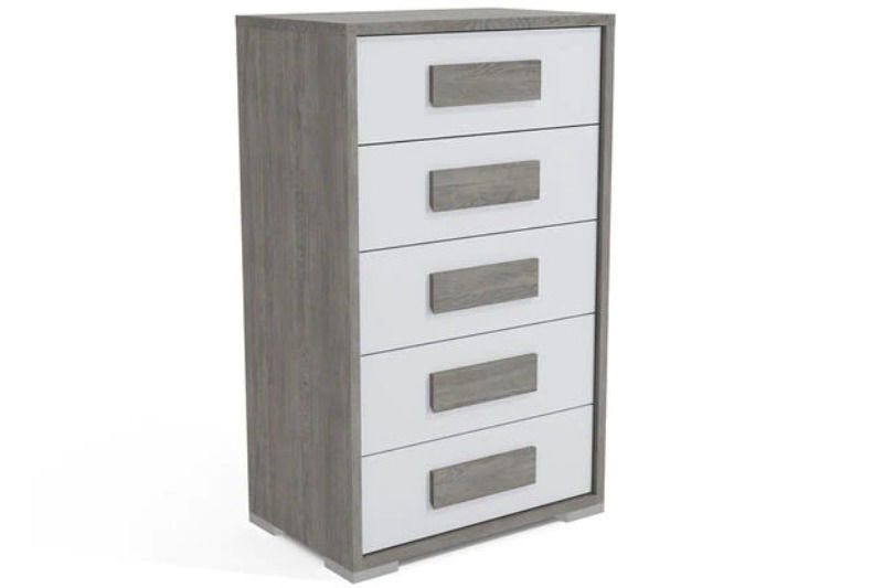 PANTONE GRY 5 DRAWER CHEST