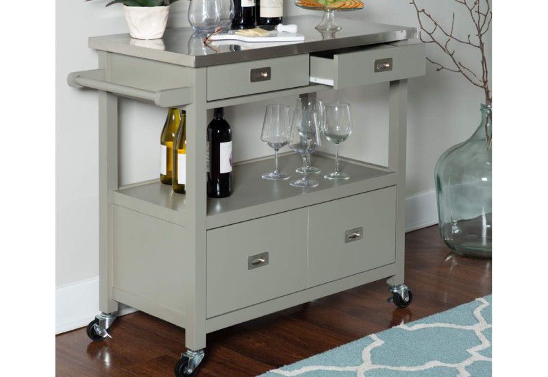 Picture of GREY KITCHEN CART