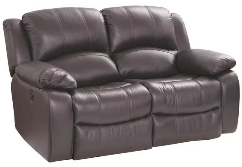 Picture of EMERSON GREY MANUAL LEATHER LOVESEAT