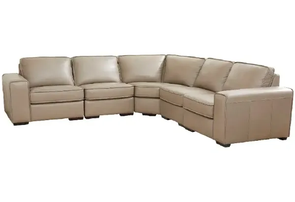 HUDDLE UP LEATHER SECTIONAL