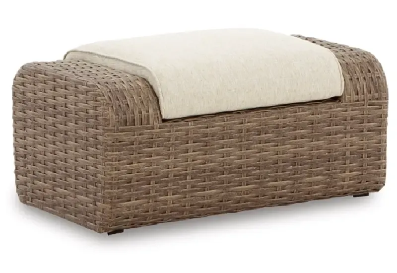 Picture of SANDY BLOOM OUTDOOR OTTOMAN