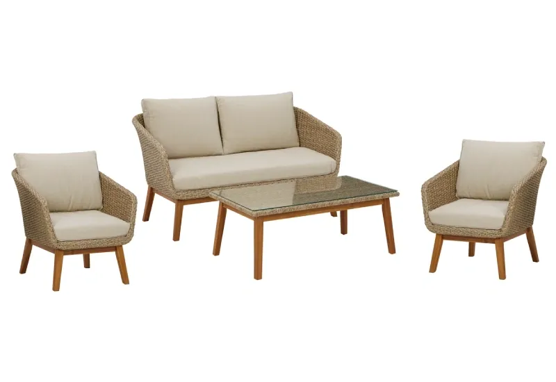 CRYSTAL COVE 4PC OUTDOOR SET