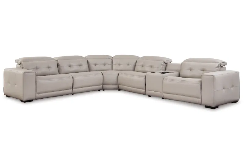 CHANEL DOVE 6PC POWER SECTIONAL